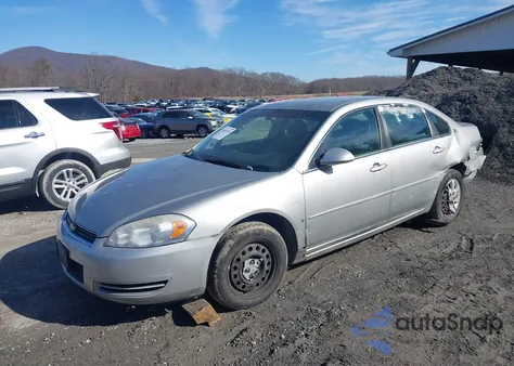 2008 Chevrolet Impala Police из США, поврежденный, VIN 2G1WS583X89221986